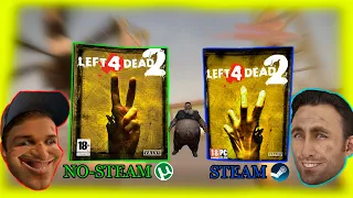 DIFERENCIAS ENTRE L4D2 STEAM  (ORIGINAL) Y L4D2 NO-STEAM (PIRATA)