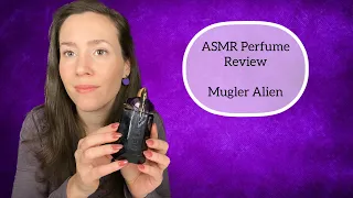 ASMR Perfume Review - Mugler Alien - Jasmine, Woody, Amber, White Floral, Dark, Heavy, Mysterious