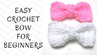 Crochet Tutorial: How To Crochet An Easy Bow