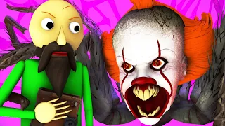 Baldi vs Pennywise 4: Became a Spider (It 2 Horror 3D Animation)