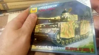 Zvezda 6240. German medium tank PZ.KPFW. IV ausf. H. Art of Tactic Scale 1:100