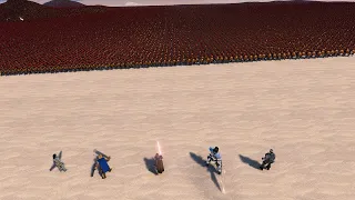 All Heroes Against 70.000 Spartans - Ultimate Epic Battle Simulator