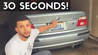 HOW TO Remove and Replace BMW Emblem In Under 30 Seconds! (Hood and Trunk)