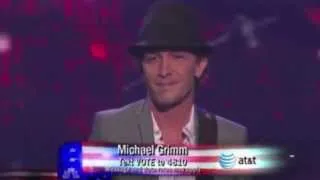 Michael Grimm - America's Got Talent  "You Can Leave Your Hat On" semi-finals