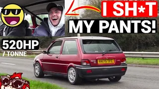 🐒 THIS DEATH TRAP 520HP 750KG K20 TURBO SWAPPED METRO IS INSANE!