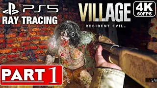 RESIDENT EVIL 8 VILLAGE Gameplay Walkthrough Part 1 FULL DEMO [4K 60FPS PS5] - No Commentary