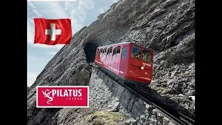 швейцария люцерн пилатусбан зубчатая железная дорога живописный маршрут ( 3х ускорение )