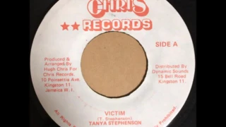 TANYA STEPHENSON / VICTIM - Reggae 7inch vinyl record