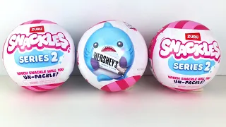Snackles Series 2 Zuru Mini Brands Surprise Plush ✨ Unboxing & Review #snackles