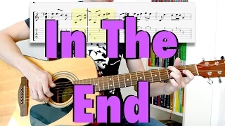 Linkin Park - In The End (fingerstyle cover, tabs, lyrics)