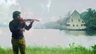 "Sreeragamo Thedunnu" Abhijith P S Nair ft. Sandeep Mohan (A Violin cover)