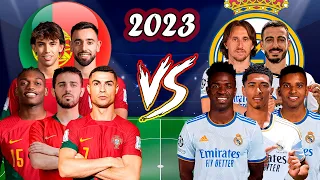 Portugal 2023 🆚 Real Madrid 2023 (Ronaldo, Vinicius, Bellingham, Modric, Rodrygo, Felix) 🔥⚽💪