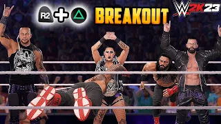 Best Breakout SPEAR Outta Nowhere in WWE 2K23 !!!