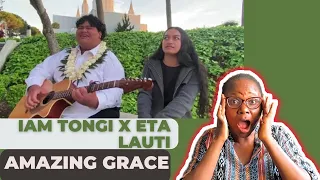 First Time Reacting To Iam Tongi & Eta Lauti Cover Amazing Grace Reaction