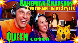 Queen - Bohemian Rhapsody Performed in 42 Styles | THE WOLF HUNTERZ REACTIONS