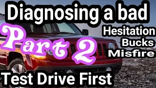 How to find a hesitation, misfire, buck  jerk while driving your car. CVT transmission whining noise