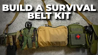 Build A Survival Scout Belt Kit Using Military Surplus