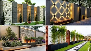 100 Garden Fence Design Ideas 2024 House Exterior Boundary Front Wall Design Ideas | Backyard Fences