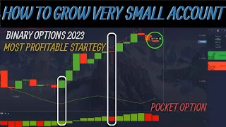 1 minute strategy - 400$ profit - Best binary options trading 2023 | pocket option trading | 99% win