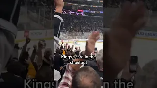 BRUTAL Scene at the Sharks v. Kings Game in Los Angeles!! 🦈🥅🤴 | #nhl #kings #sharks #shorts