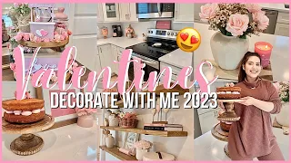 *NEW* VALENTINE’S DAY CLEAN + DECORATE WITH ME 2023 | VALENTINE’S DAY DECOR IDEAS 💕