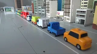 꼬마버스 타요 10대 자동차 주차장 장난감 놀이 Tayo The Little Bus 10 Cars Parking Toys Play