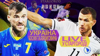 Україна - Боснія та Герциговина. Онлайн відбір Чемпіонату світу з футболу. Трансляція у Старгороді