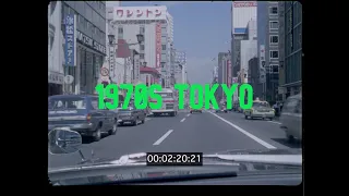1970s Tokyo, Busy Street, Traffic, Motorway, 35mm