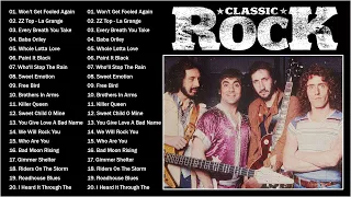 The Who, ZZ Top, The Police, Led Zeppelin, The Rolling Stones, Queen 🎸 The Most Popular Classic Rock