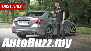 Mercedes-Benz A200 Sedan First Look - AutoBuzz.my