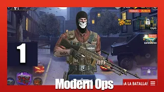 Modern Ops: Juegos de Pistolas - Guerra Online FPS Para Android HD Parte 1