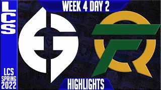 EG vs FLY Highlights | LCS Spring 2022 W4D2 | Evil Geniuses vs FlyQuest