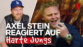 Axel Stein reagiert auf seine legendärsten Szenen aus Harte Jungs | Netflix