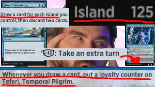 EVERY ISLAND IS A LOYALTY COUNTER, THIS GIVES ME 10 EXTRA TURNS... UNLESS... Standard MTG Arena