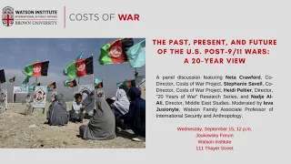 The Past, Present, and Future of the U.S. Post-9/11 Wars: A 20-Year View