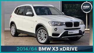 2014/64 BMW X3 | xDrive 20D SE 5d 188 bhp