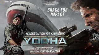 YODHA - OFFICIAL TRAILER | Sidharth Malhotra | Raashii Khanna | Disha Patani | Sagar & Pushkar