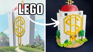 Scrooge McDuck's Money Bin in LEGO