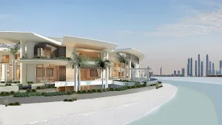 Palm Jumeirah Villa in Dubai || Luxurious Beachfront Residences with Stunning Cityscape Views