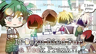 If Deku Died For A Week?! Bnha||Glmm||Little Bakudeku||Read Desc