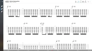 Paramore - Brick By Boring Brick (RYTHM GUITAR TAB PLAY ALONG)