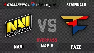 NaVi vs FaZe - Overpass Map 2 - 1080p60 - Semifinals StarLadder StarSeries i-League Season 4