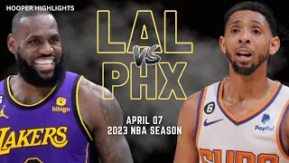 Los Angeles Lakers vs Phoenix Suns Full Game Highlights | Apr 7 | 2023 NBA Season