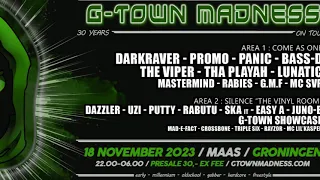 30 jaar G-TOWN MADNESS PROMO MIX BY G.M.F