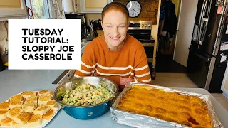 TUESDAY TUTORIAL: SLOPPY JOE CASSEROLE FOR MY FAMILY OF 13