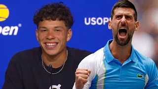 Ben Shelton "Djokovic is really TOUGH challenge" - USO 2023