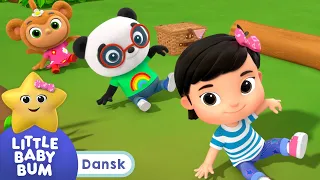 Ro, ro, ro din båd | Little Baby Bum Dansk - Børnesange og tegnefilm | Moonbug Børn Dansk