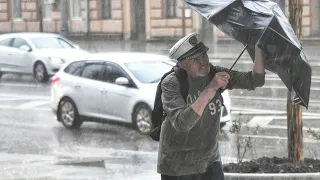 Дожди заливают Москву. За день осадков выпало больше месячной нормы