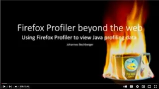 Firefox Profiler beyond the web