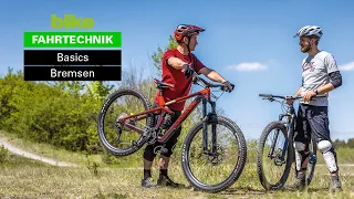 MTB-Fahrtechnik Basics für Einsteiger: richtig Bremsen